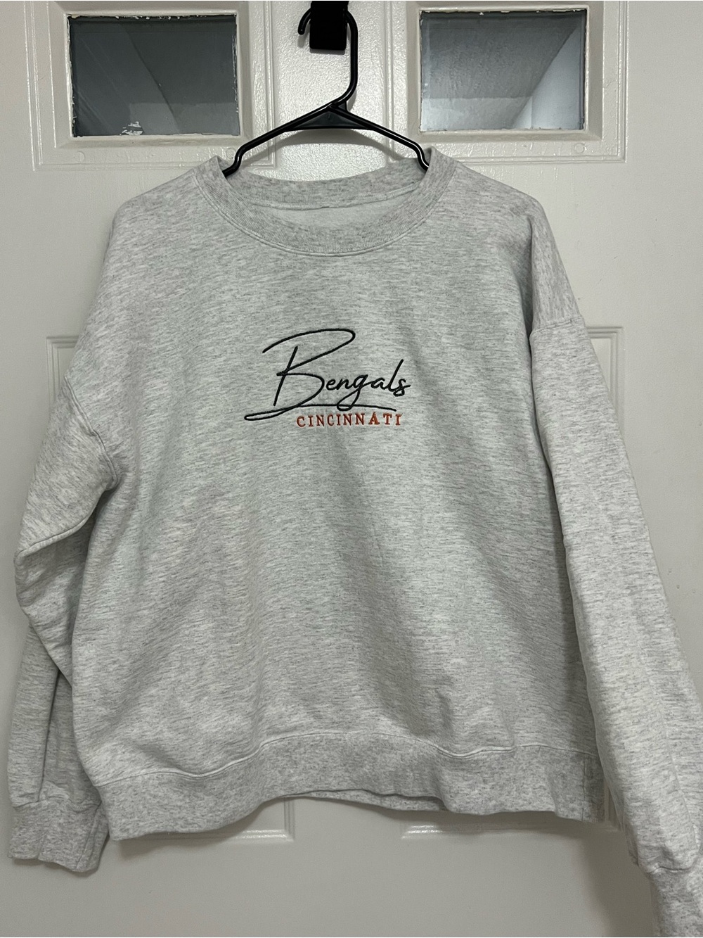 Cincinnati Bengals Grey Crewneck Sweatshirt